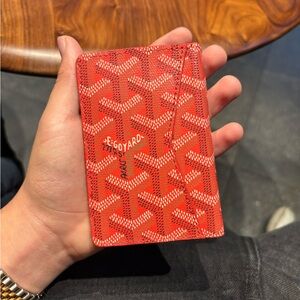 Goyard Red Card Wallet